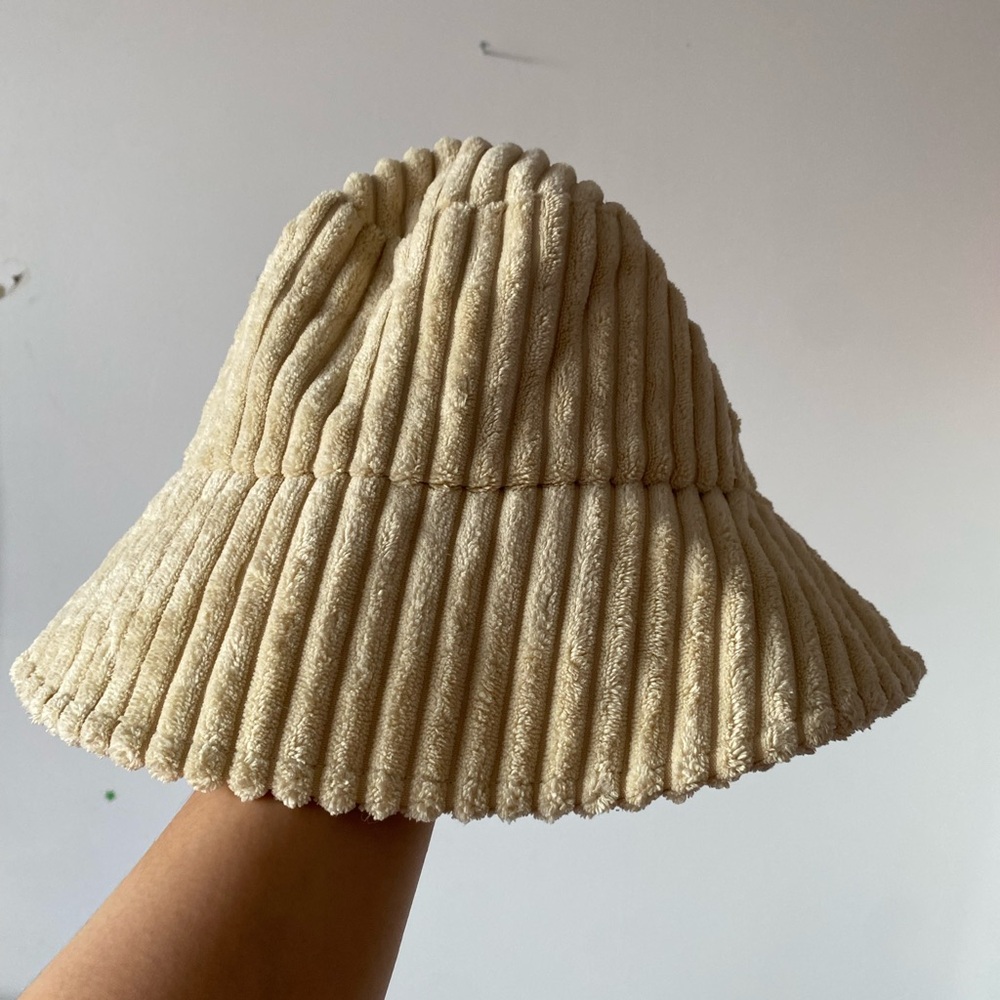 Cream Corduroy Zara Bucket Hat